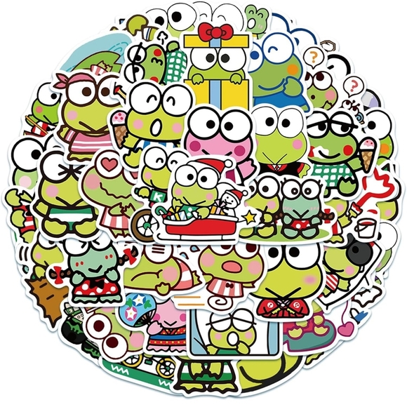 Keroppi Sticker Pack - Multicolor - Picture 2 of 9